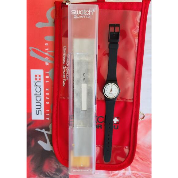 Swatch watch CLASSIC TWO LB115 1987 Standard Ladies New old Stock - Picture 11 of 11